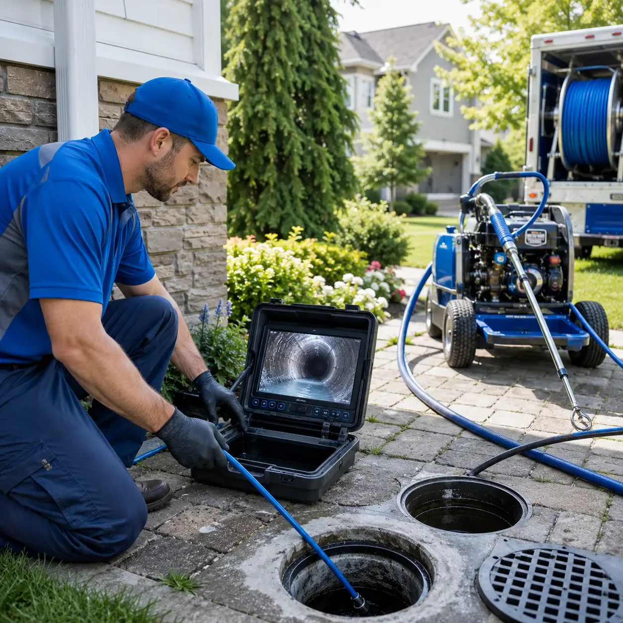 Outdoor drain cleaning professionals serving Hinesburg, VT
